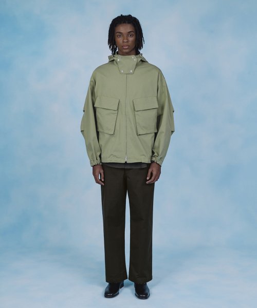 BREAD-BAG POCKET PARKA (SAGE)
