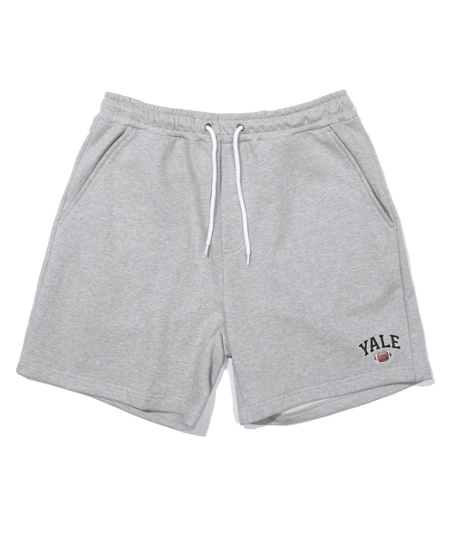 예일(YALE) 2 TONE ARCH FOOTBALL CLUB SWEAT SHORTS GRAY - 사이즈 & 후기 | 무신사
