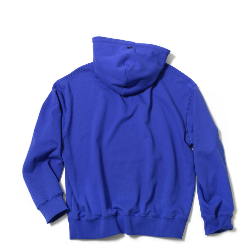Classic logo needlework hoodie_Blue