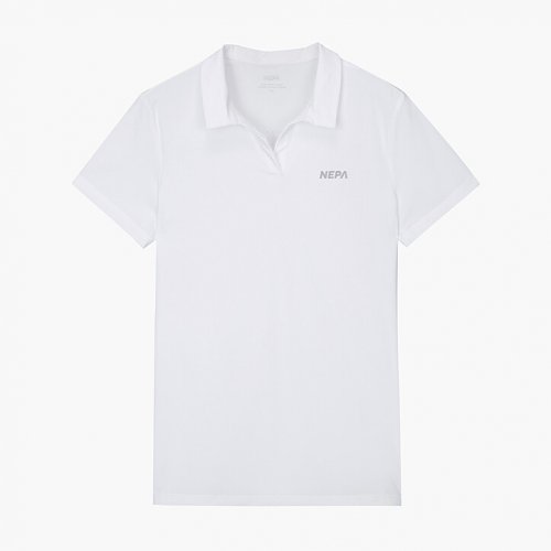 7I45221 женские спортивные трикотажные открытые воротник polo shirt