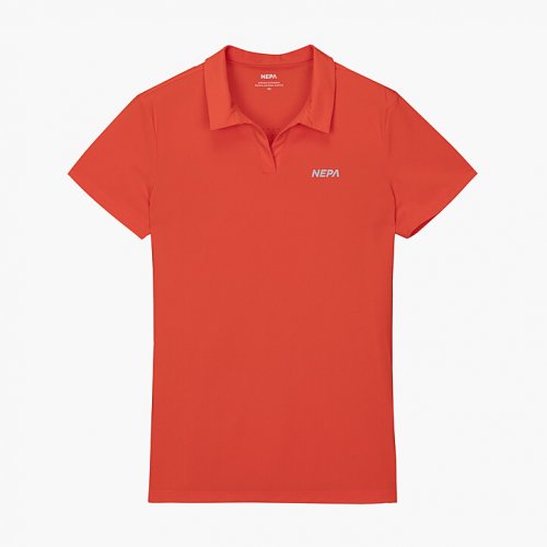 7I45221 женские спортивные трикотажные открытые воротник polo shirt