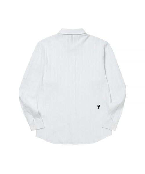 Jacquard shirt white