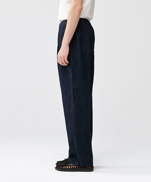 DP048 OFF DENIM TROUSERS (Dark indigo)