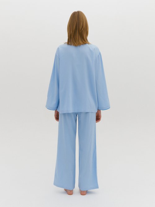 (Women) Essential PJ shirts light blue