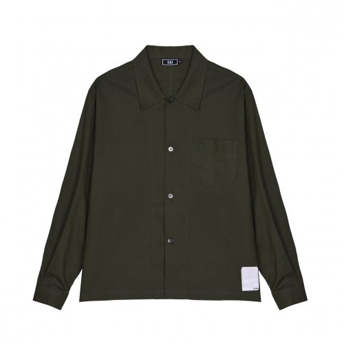 003 over shirt jacket olive