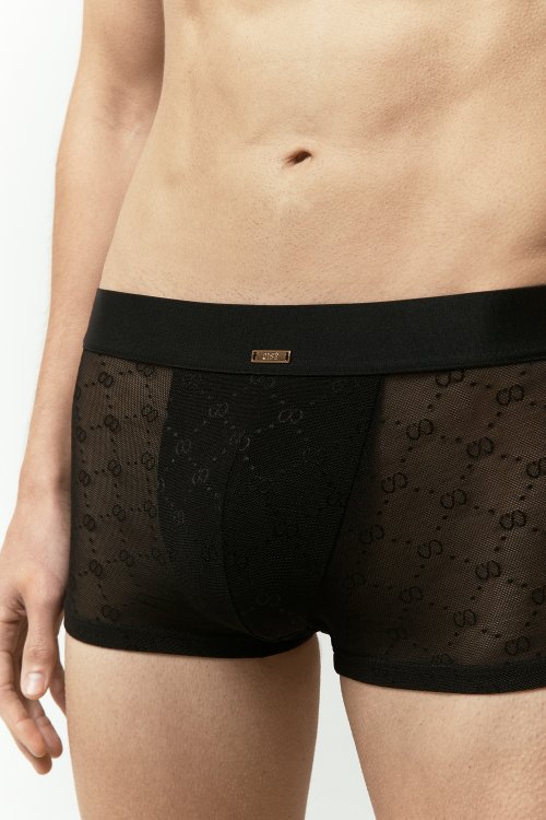 Sensual jaquard gold briefs