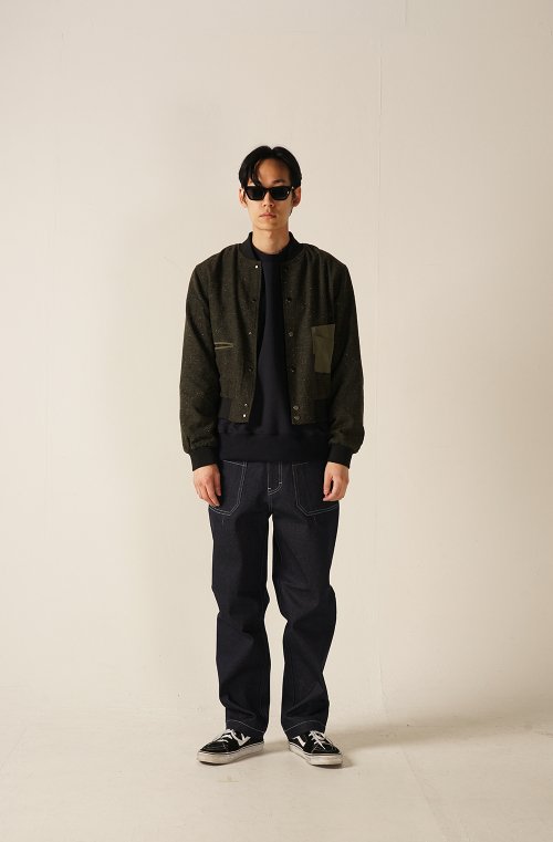 Varsity jacket khaki