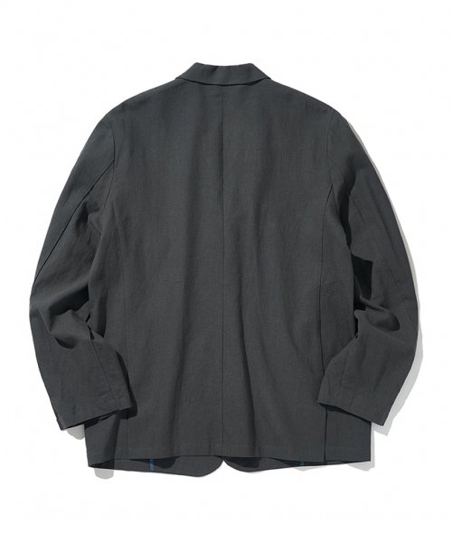 So-so linen jacket (CHARCOAL)