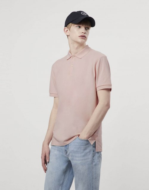 Pique polo half sleeve collar t-shirt 012502 [23 цветов]