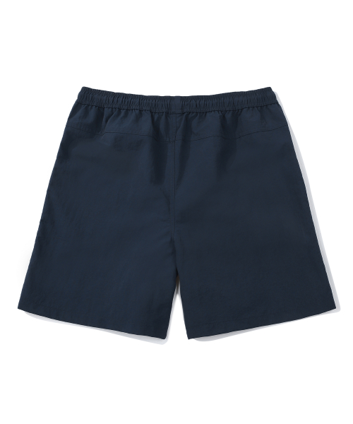 CU ARCH LOGO NYLON SHORTS PANTS navy
