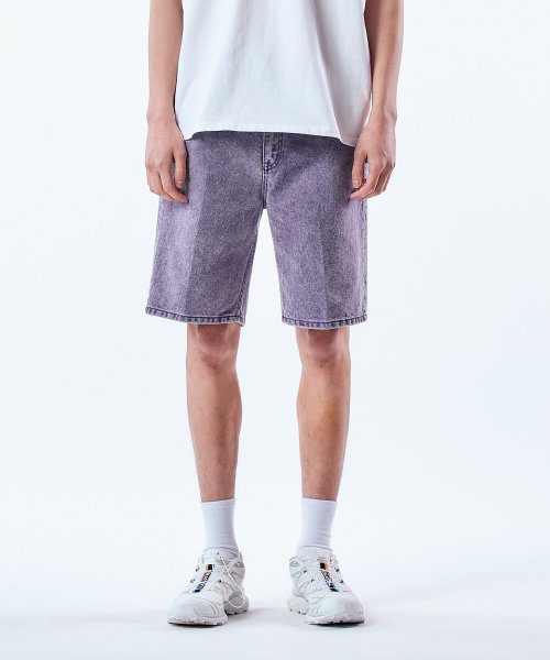 Retro purple shorts pants