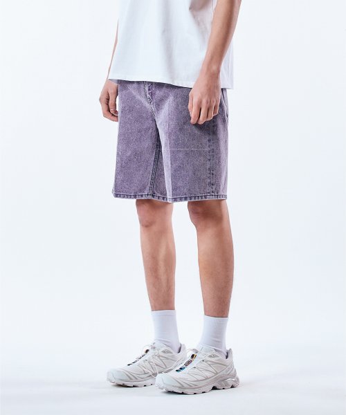 Retro purple shorts pants