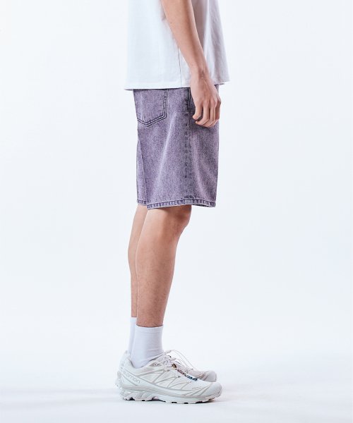 Retro purple shorts pants