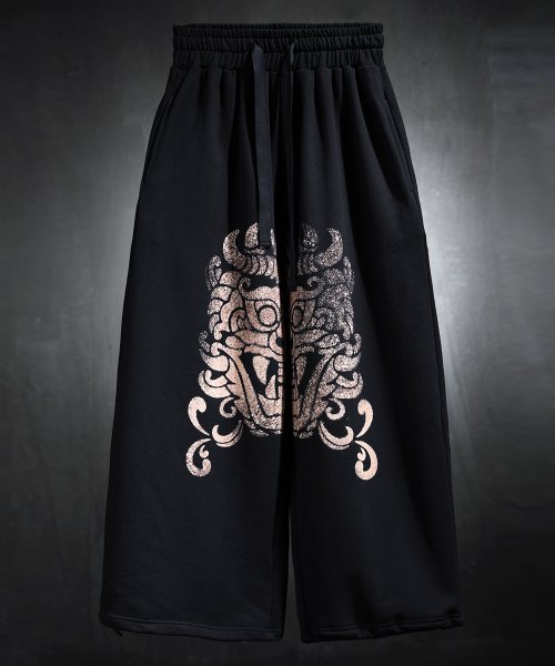 Bleach string wide training pants