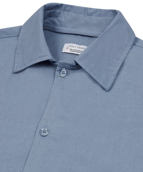 Кардиган IRO152 из льна с двойным карманом Indigo Blue
