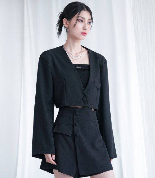 jane daddy cropped jacket PINK