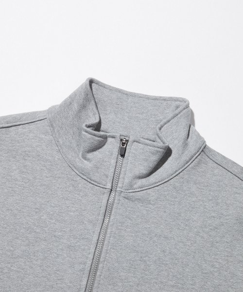 S233HD02 (Свитшот на молнии half-zip) (M GREY)