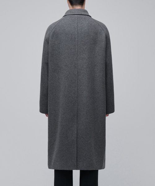 Оверсайз пальто балмакаан из кашемира [Medium Grey]