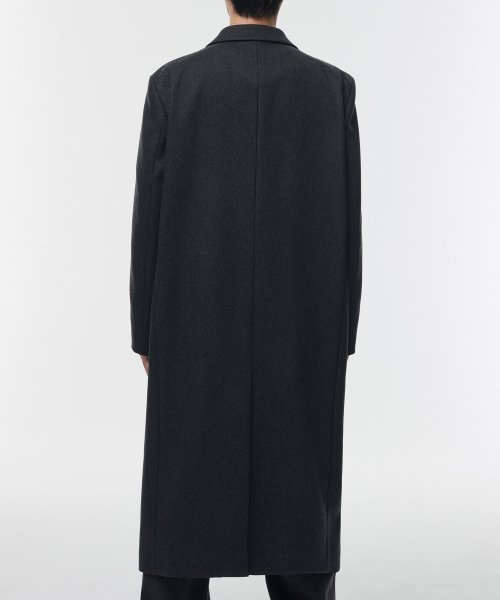 Длинное пальто MTR Daddy Shoulder Charcoal Grey