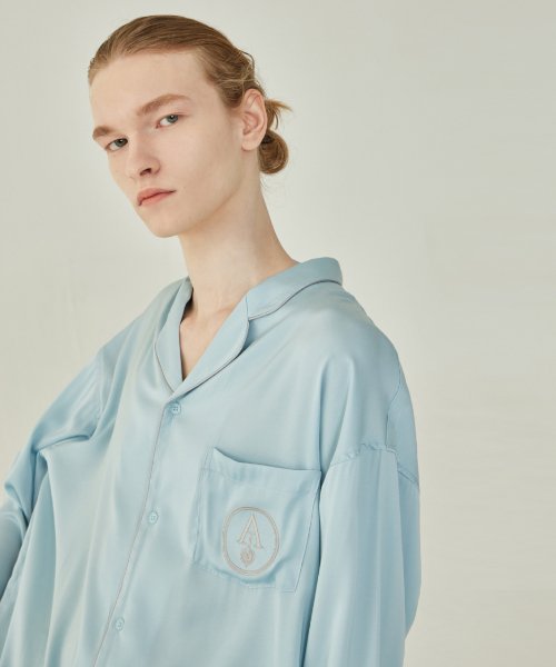 CLASSIC PAJAMA SET_ice blue