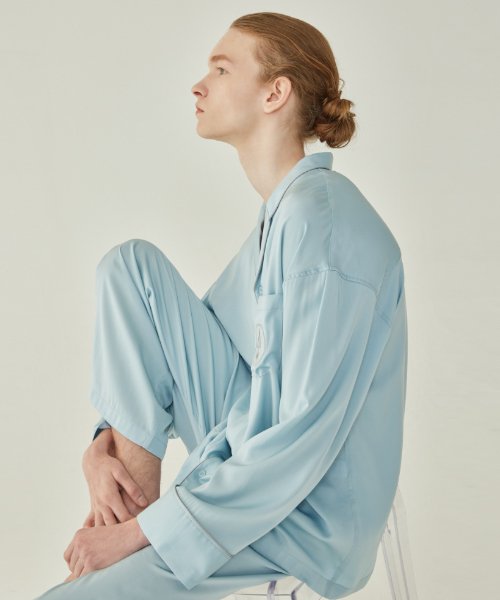 CLASSIC PAJAMA SET_ice blue