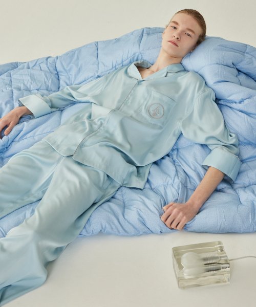 CLASSIC PAJAMA SET_ice blue