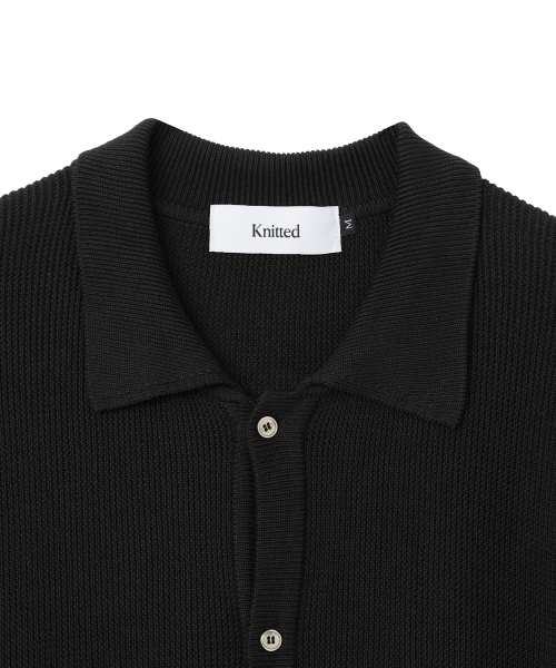 Летняя трикотажная рубашка BLACK