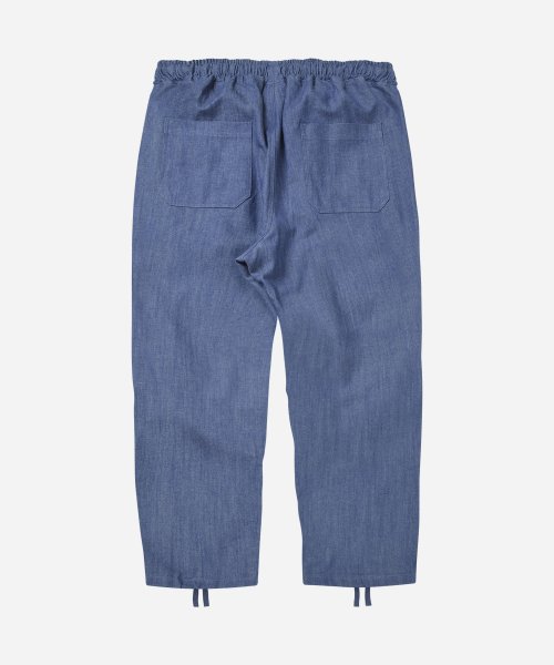 DENIM ARMY TWO TUCK RELAXED PANTS _ LIGHT BLUE