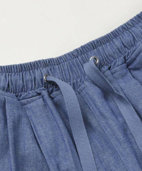 DENIM ARMY TWO TUCK RELAXED PANTS _ LIGHT BLUE