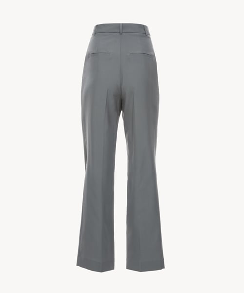 WIDE TAILORED TWO SLACKS_GREY