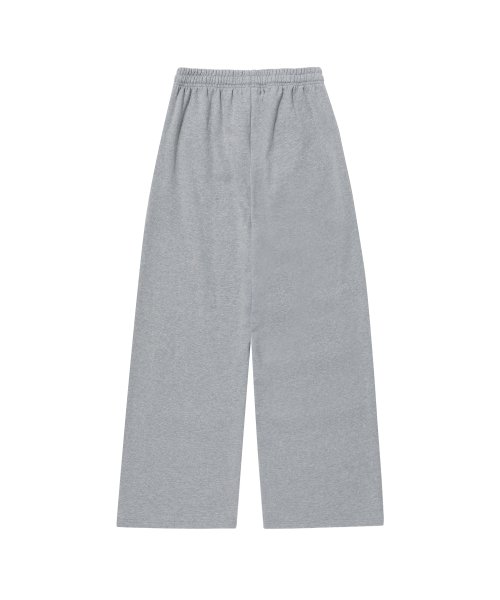 Signature relax wide pants - GREY
