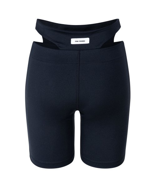 Велосипедки с вырезами (Black)