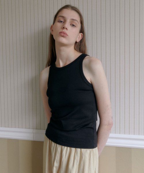 Round Rib Sleeveless (черный)