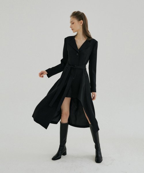 UNBALANCE CUTOUT JACKET