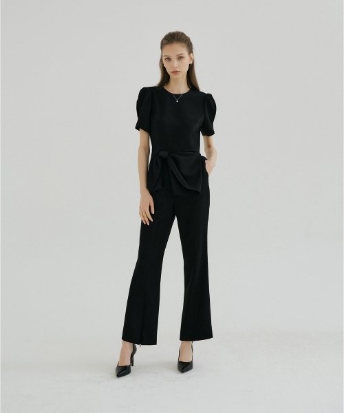 RIBBON PUFF BLOUSE