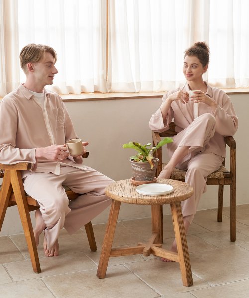 blossom pajamas - beige