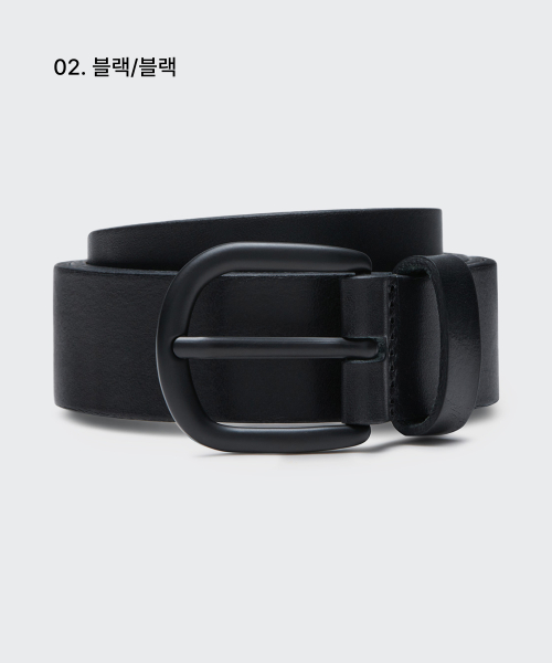 Basic Italian Leather Belt_30mm thumbnail 4
