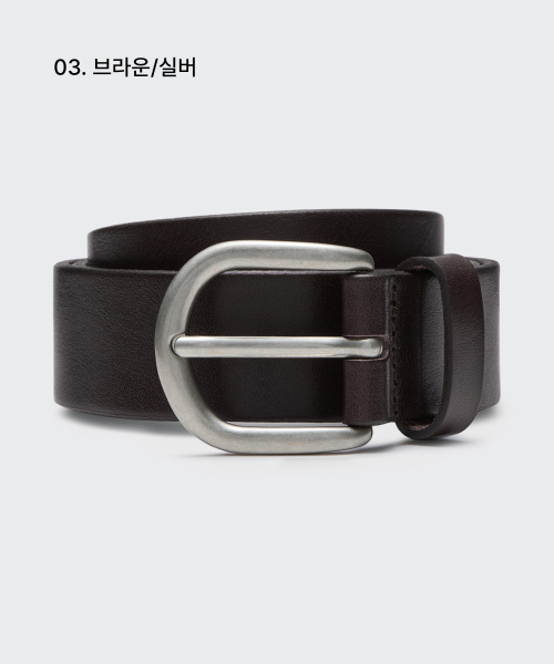 Basic Italian Leather Belt_30mm thumbnail 6
