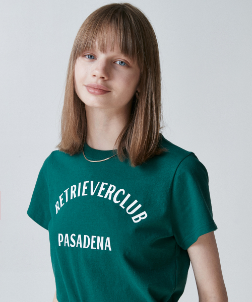 리트리버클럽(RETRIEVER CLUB) JF ARCH CROP SHORT SLEEVE [GREEN] - 사이즈 & 후기 | 무신사