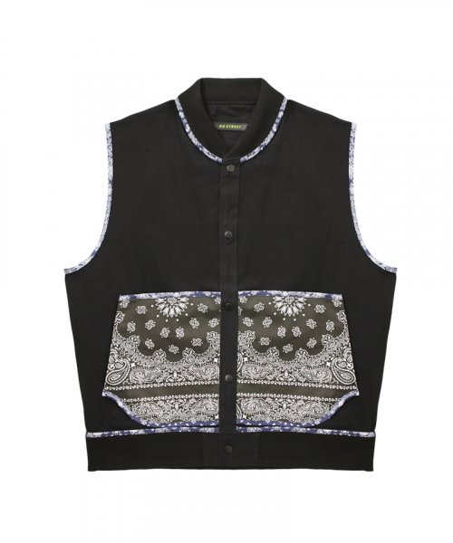 Двусторонний жилет Paisley Black