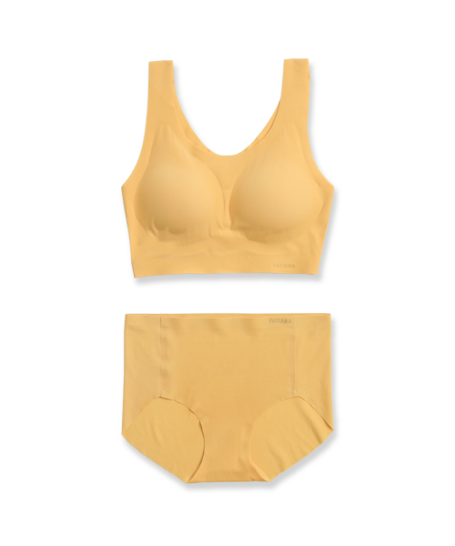 BRIO FUSING BRALETTE&TRIANGLE PANTY SET - 2 colors