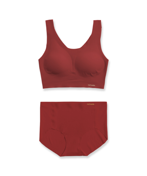 BRIO FUSING BRALETTE&TRIANGLE PANTY SET - 2 colors