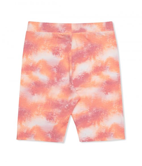 MULTI COLOR BIKE BANDING SHORT_PEACH ORANGE