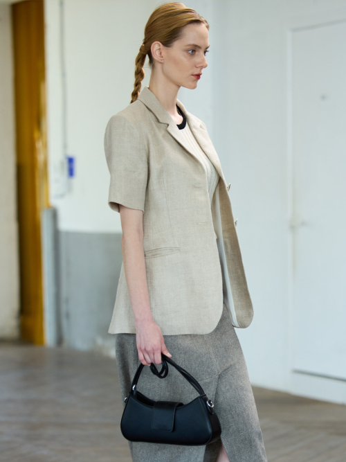 Tullip herringbone-linen jacket
