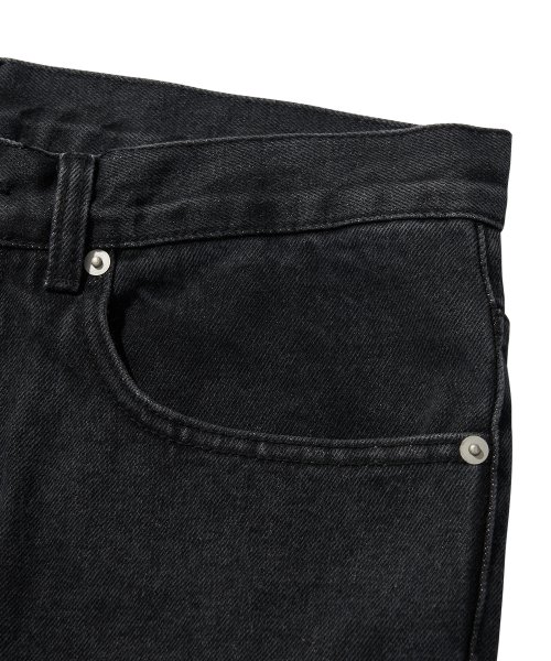 LIBERE DAMAGE VER2 DENIMPANTS / BLACK