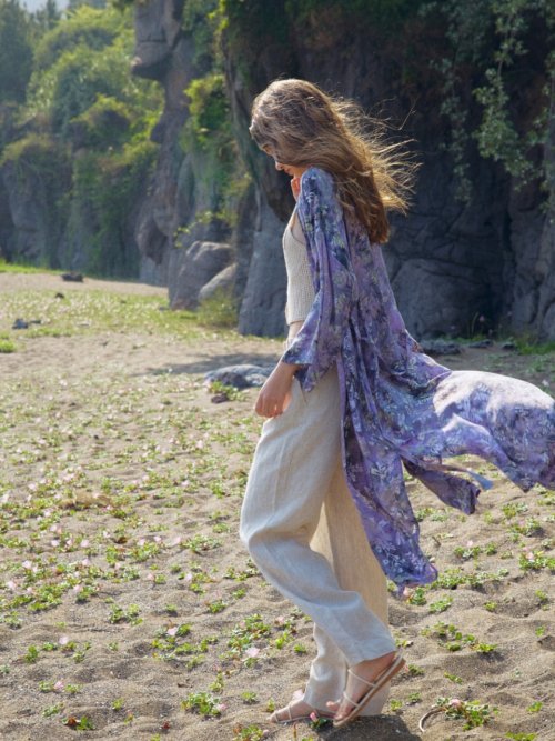 [Maxi Robe] Plants - Lilac