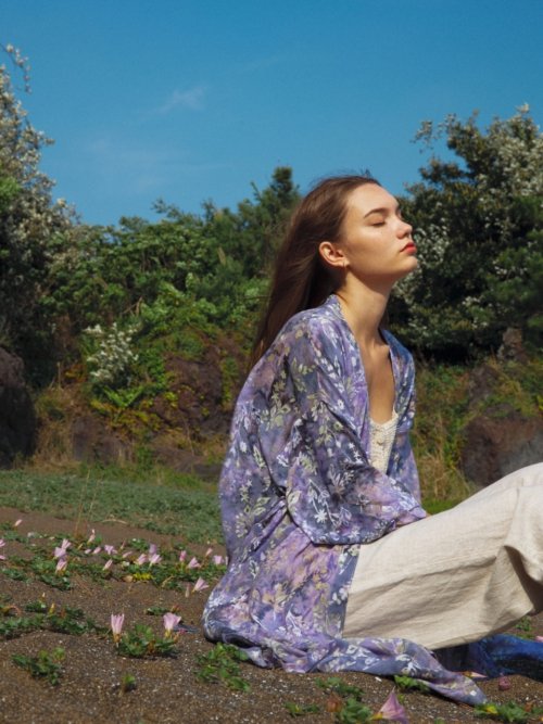 [Maxi Robe] Plants - Lilac