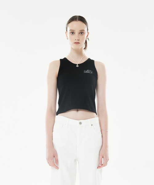 LLS COLOR BLOCK SLEEVELESS(BLACK)
