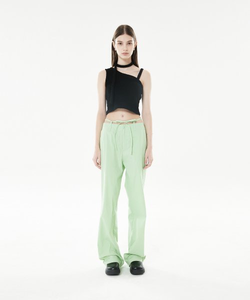 LLS RIBBON PANTS(LIGHT GREEN)