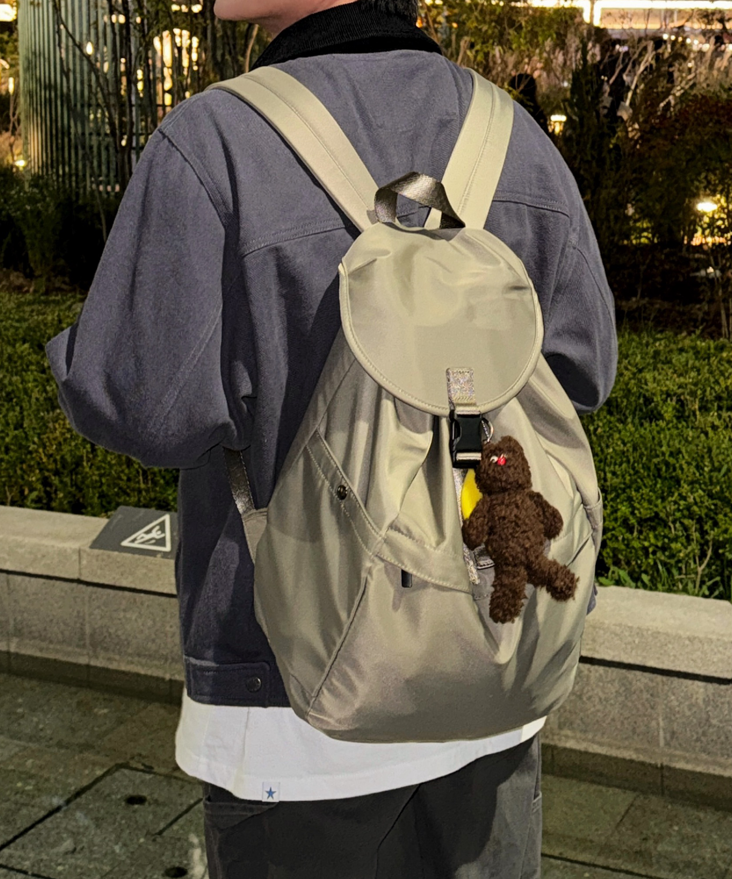 Рюкзак HEN STRING RUCKSACK на затяжках